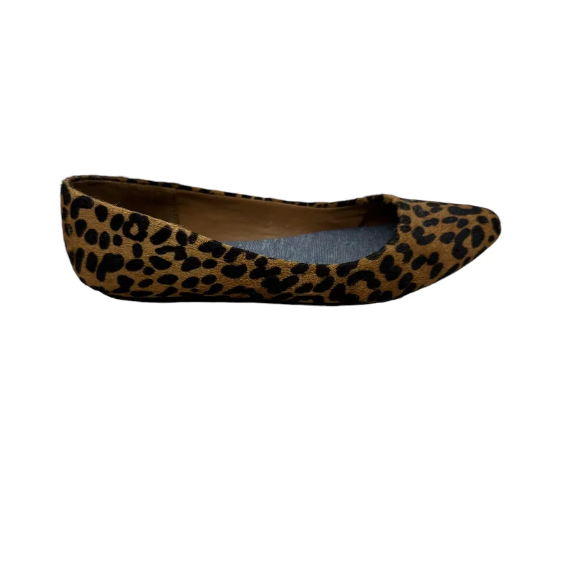 flats with unique decor-Shoes Flats By Dr Scholls In Animal Print, Size:7