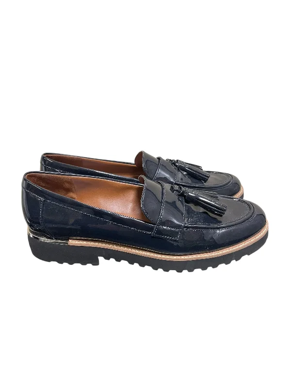 cozy flats with fireplace-Shoes Flats By Franco Sarto In Blue, Size: 11