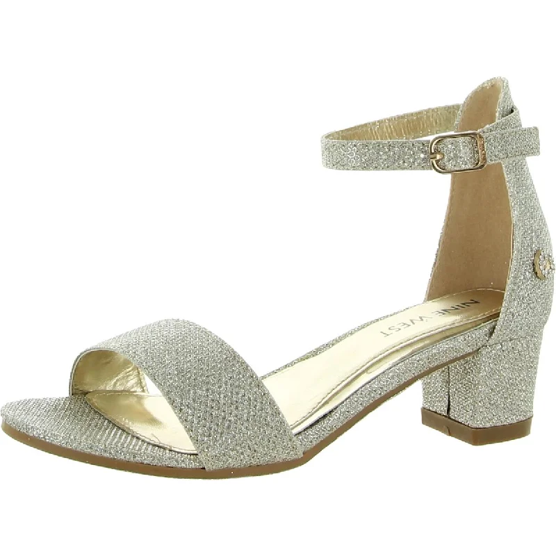 High heels warm lining -Nine West Girls Dressy Ankle Strap Heels