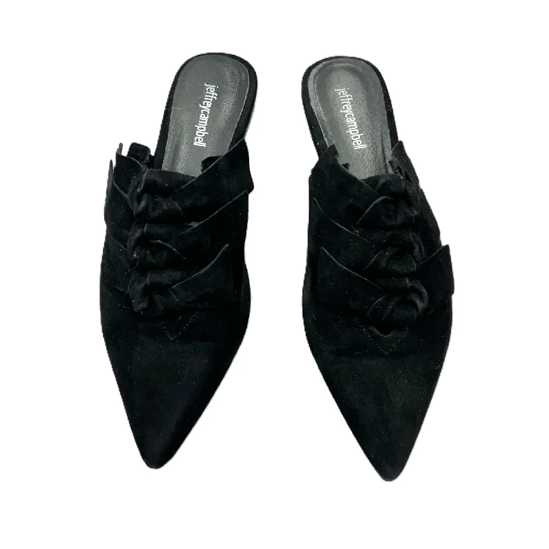 luxury flats near parks-Shoes Flats By Jeffery Campbell In Black, Size: 9.5