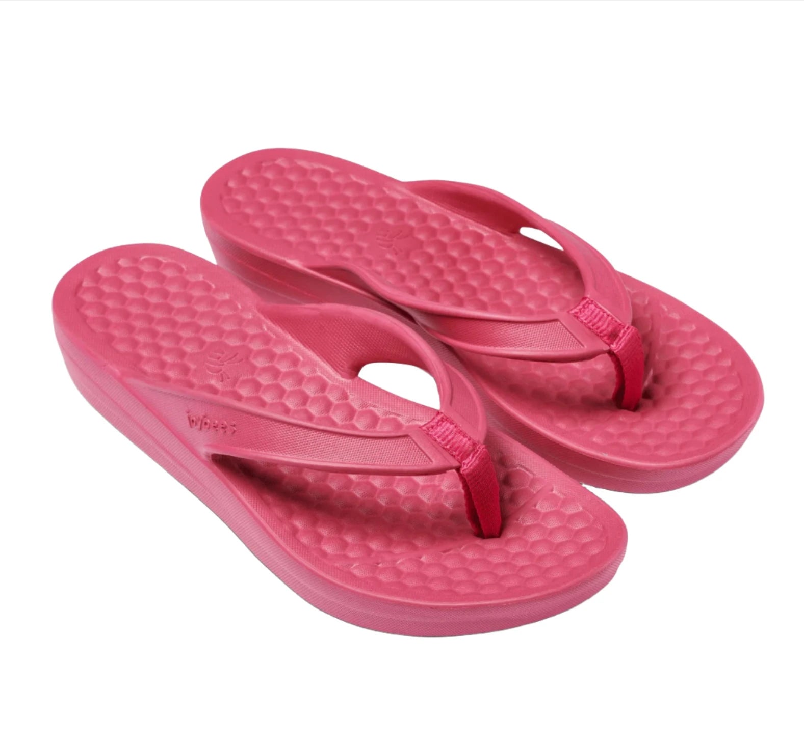 Sandals with cushioned straps-Joybees Women's Varsity Flip Sandal - Beetroot