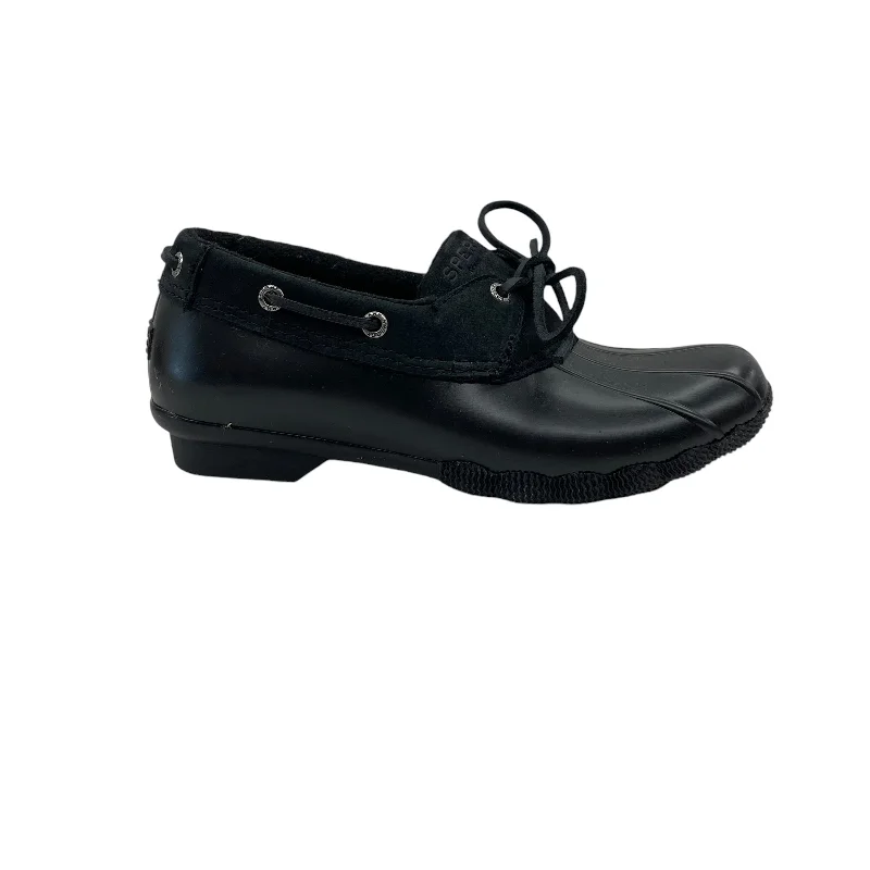 modern flats near stations-Shoes Flats By Sperry In Black, Size:7.5