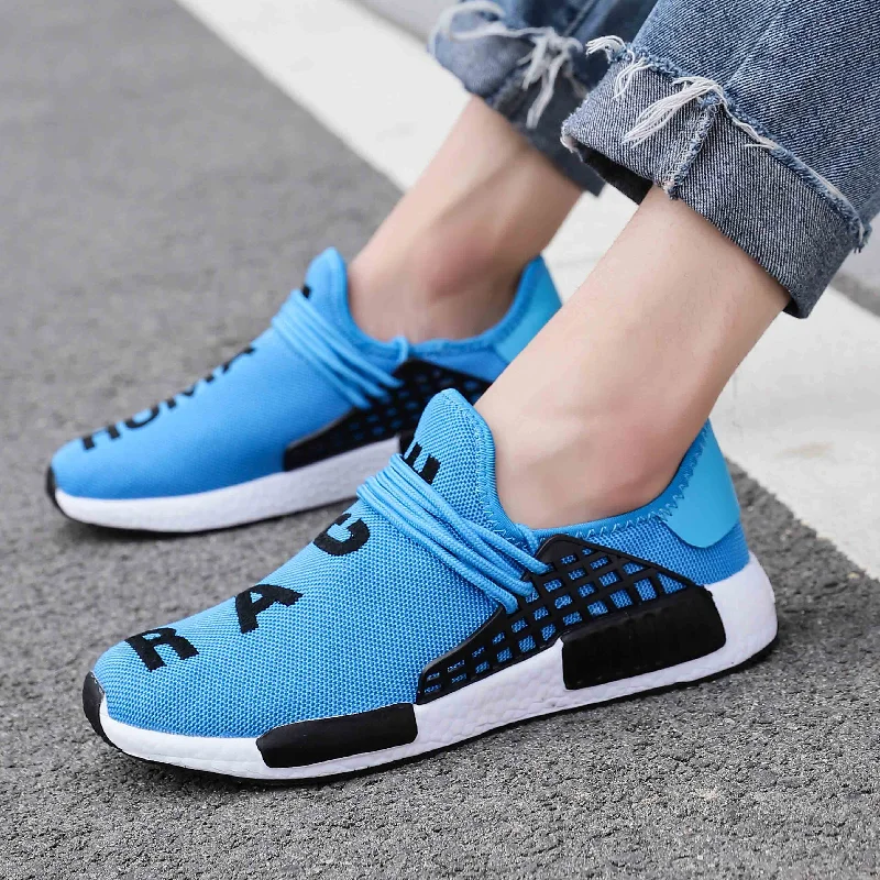 Athletic shoes with lightweight cushion-Human Race Unisex Casual Men Women Comfortable Fashion Sneakers