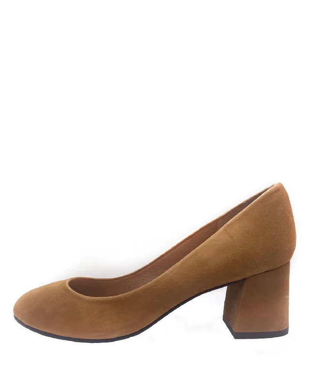 High heels summer styles -Trance Suede Heel | Chestnut