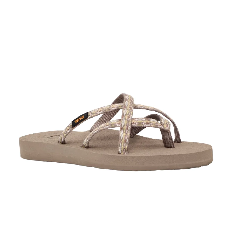 Sandals with supportive heel-Teva Women's Olowahu Sandal - Kaleidoscope Neutral