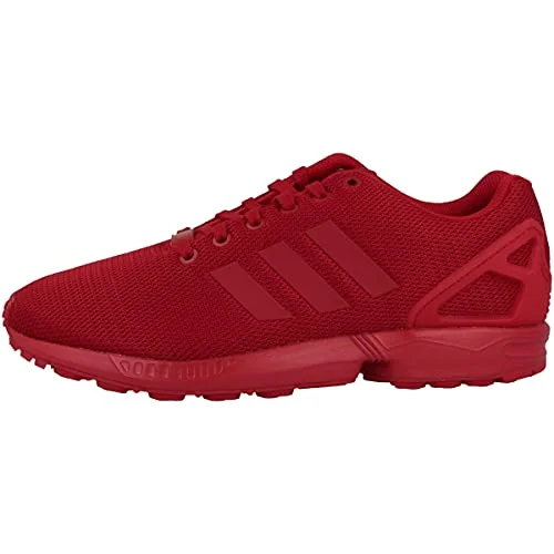 Athletic shoes for outdoor workouts-adidas Unisex-Erwachsene ZX Flux Low-Top Sneakers,Rot (Power Red/Power Red/Collegiate Burgundy),45 1/3 EU