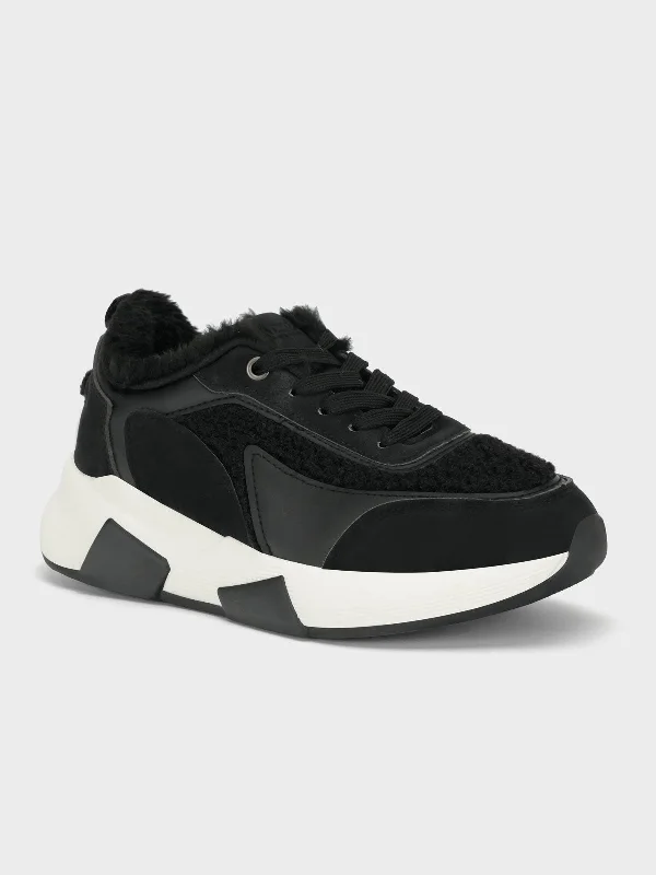 Athletic shoes with cool heels-Womens "KHAFRA" Laced Up Casual Sneakers