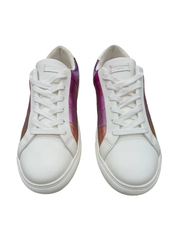 Athletic shoes for outdoor activities-Shoes Sneakers By Kurt Geiger London In Pink & White, Size: 9