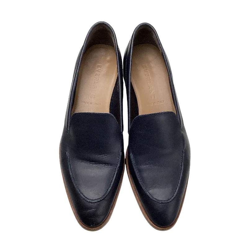 modern flats with terrace-Shoes Flats By Everlane In Navy, Size: 9