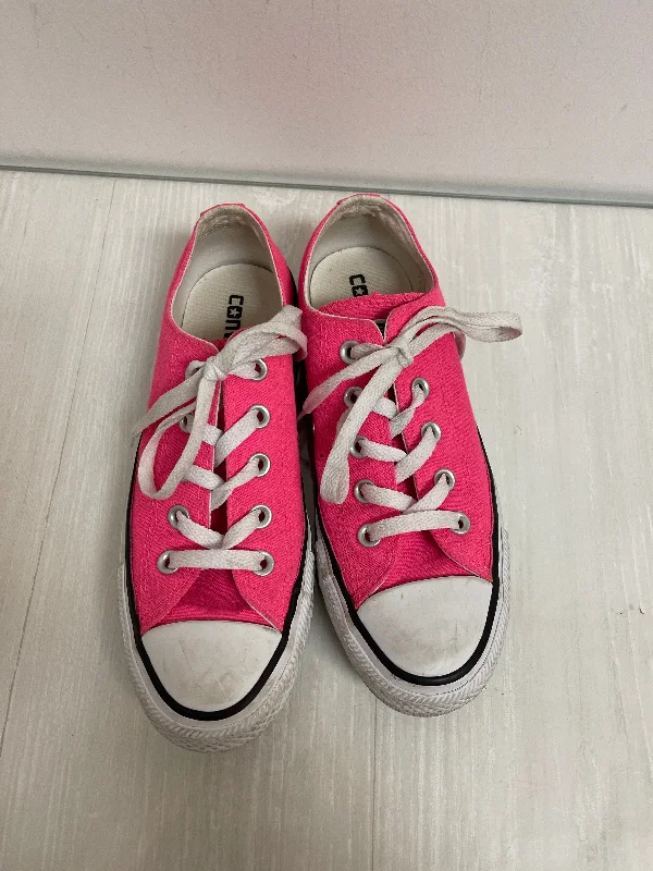 Athletic shoes with sleek uppers-Shoes Sneakers By Converse In Pink, Size: 6