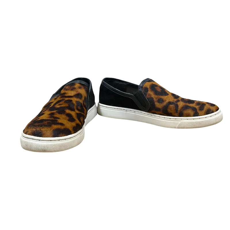 flats with luxury design-Shoes Flats By Lord And Taylor In Animal Print, Size: 7