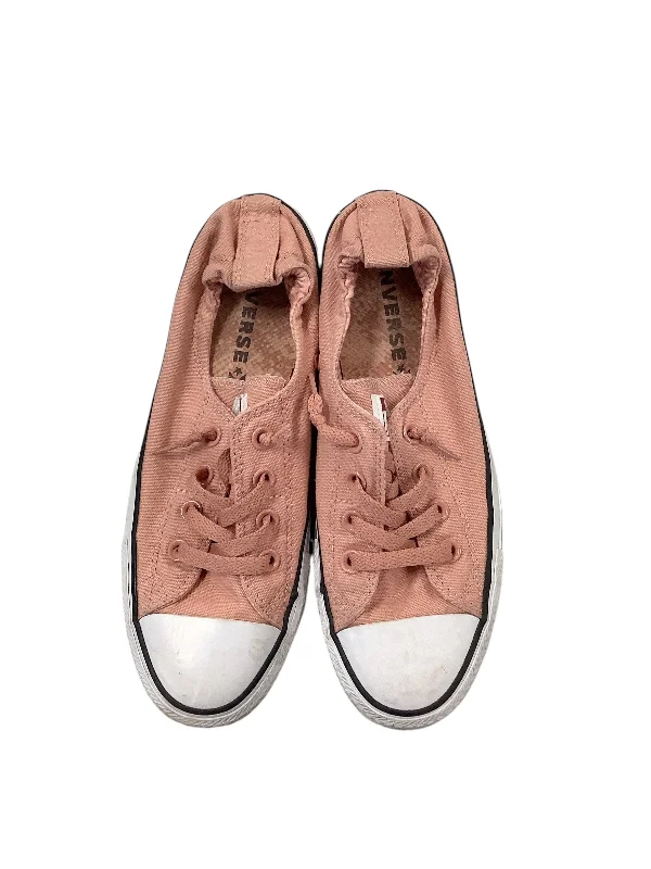 Athletic shoes with cool patterns-Shoes Sneakers By Converse In Pink, Size: 9