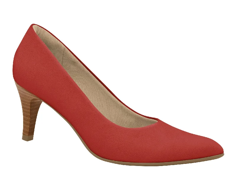 High heels vitamin shot -Piccadilly Ref: 745035 Business Stilettos Shoe Mid Heel in Red