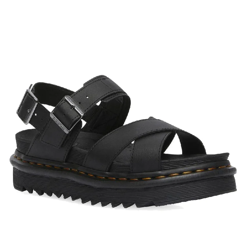 Sandals with sturdy sole-Dr. Martens Women's Voss II Sandal - Black