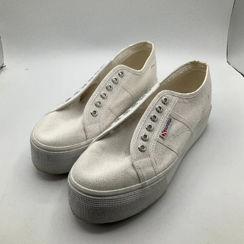 Affordable athletic shoes online-Shoes Sneakers By Superga In White, Size: 9