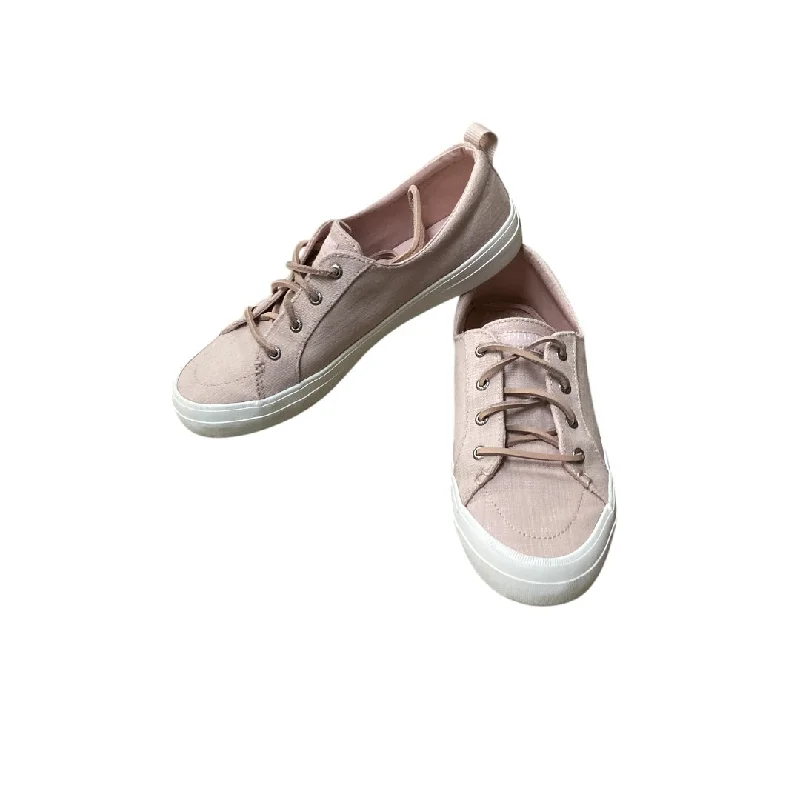 Athletic shoes with comfy heels-Shoes Sneakers By Sperry In Pink, Size: 9