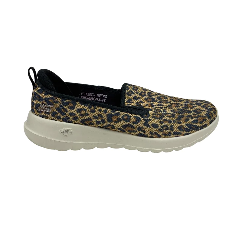 flats with sleek designs-Shoes Flats By Skechers In Animal Print, Size:9