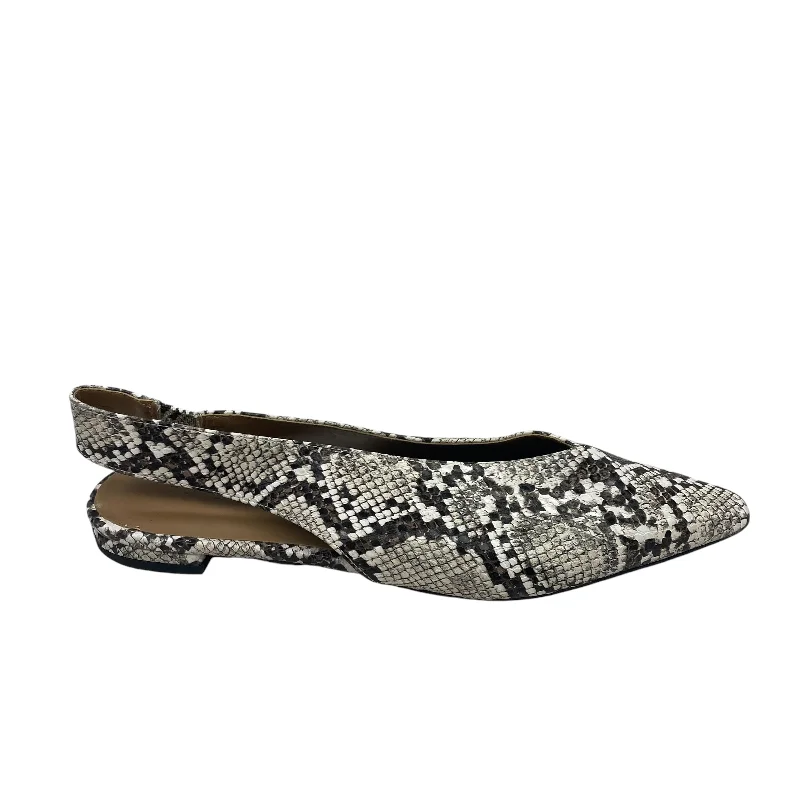 flats for rainy days-Shoes Flats By Topshop In Snakeskin Print, Size:8.5