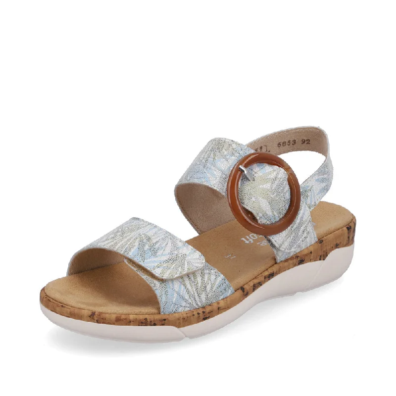 Sandals with flexible straps-Remonte by Rieker Women's R6853 Jocelyn Sandal - Multi