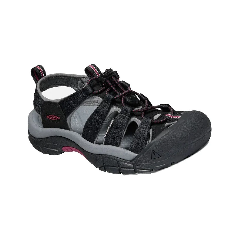 Sandals for everyday looks-Keen Women's Newport H2 Sandal Black/Raspberry