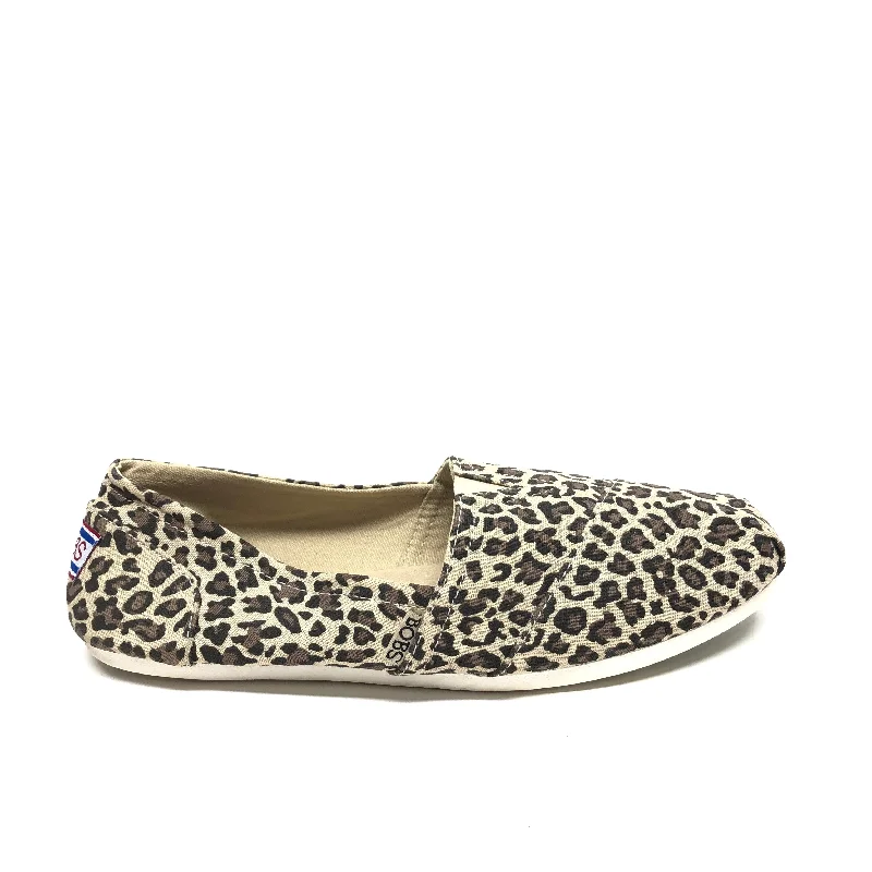 flats with modern finishes-Shoes Flats By Bobs In Animal Print, Size: 10