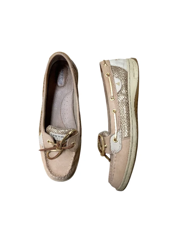 best flats for value-Shoes Flats By Sperry In Gold, Size: 10