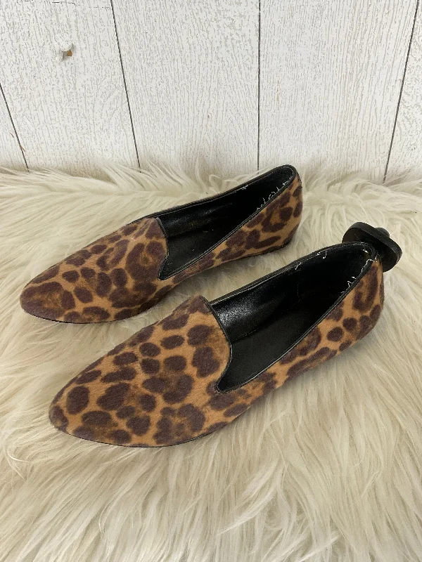 flats for weekend retreats-Shoes Flats By Nine West In Animal Print, Size: 6.5