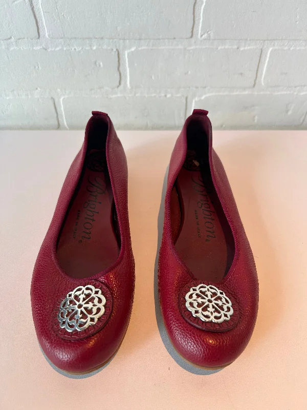 how to upgrade flats-Shoes Flats By Brighton In Red & Silver, Size: 8.5