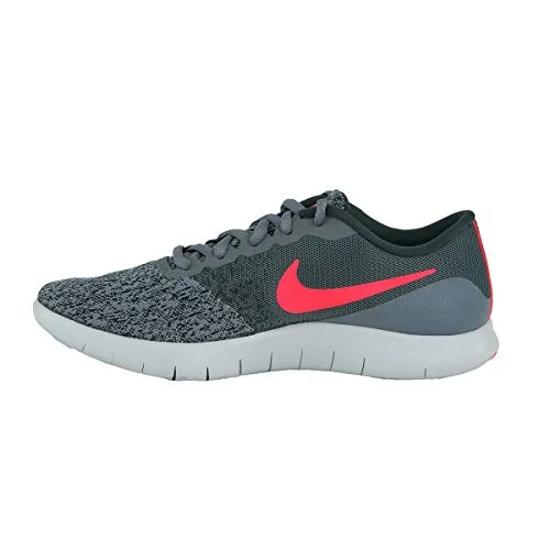 Athletic shoes with reliable grip-Nike Damen WMNS Flex Contact Sneakers, Mehrfarbig (Cool Grey/Solar Red/Anthracite 001), 42.5 EU