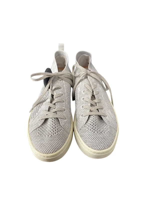 Athletic shoes with soft cushioning-Shoes Sneakers By Sofft In Grey, Size: 9