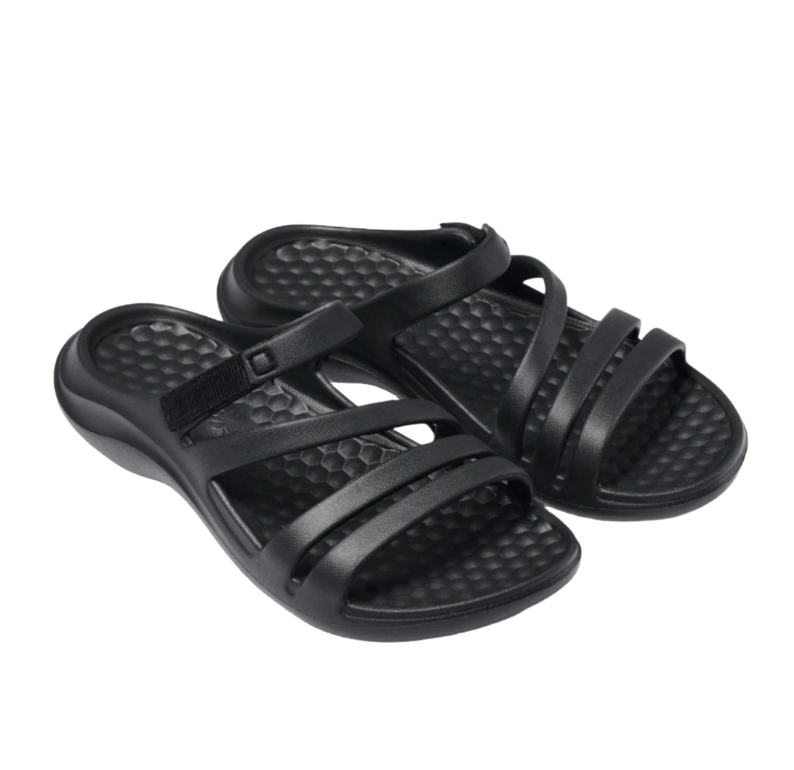 Sandals with secure fit-Joybees Women's Lakeshore Sandal - Black