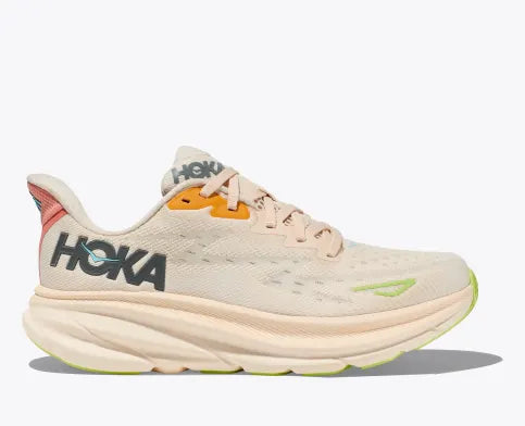 Athletic shoes for intense workouts-HOKA WOMEN CLIFTON 9 VANILLA ASTRAL