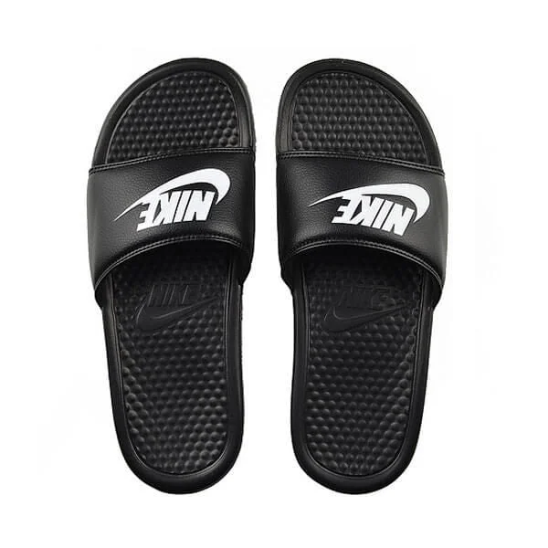 Bright polka dot mules-Nike benassi jdi black/white