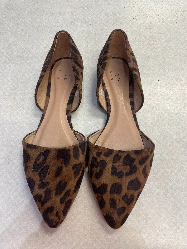 flats with pet areas-Shoes Flats By A New Day In Animal Print, Size: 9.5