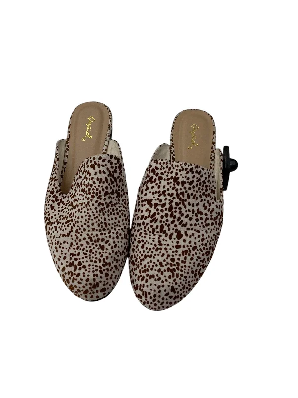 flats near transit areas-Shoes Flats By Qupid In Brown, Size: 7