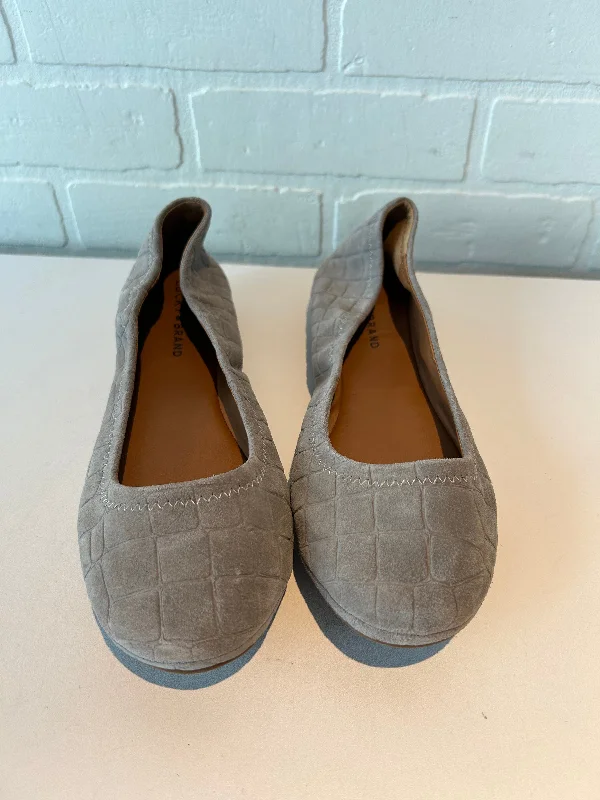 flats for short stays-Shoes Flats By Lucky Brand In Grey, Size: 10