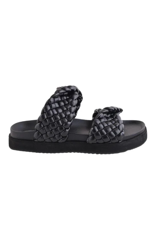 Comfy slipper sandals-Mim Slide Black