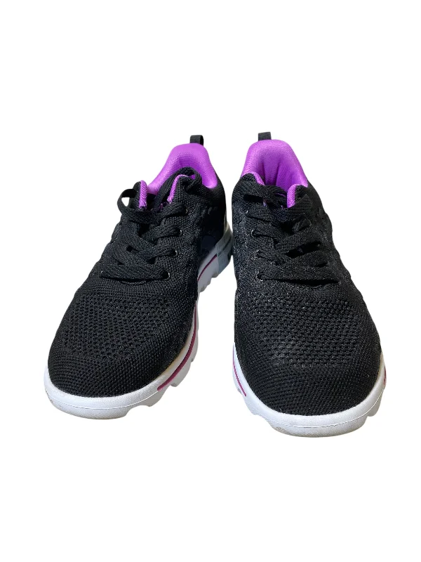 Athletic shoes for joint support-Shoes Sneakers By Cmc In Black & Purple, Size: 7.5