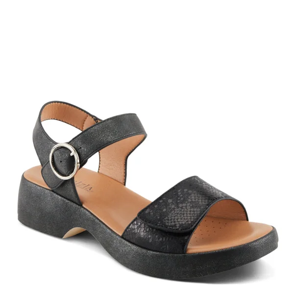 Sandals with stylish comfort-Patrizia by Spring Step Women's Finola Sandals - Black