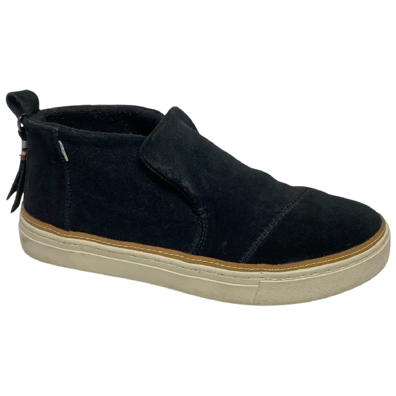 Athletic shoes with comfy fit-Shoes Sneakers By Toms In Black, Size: 8.5