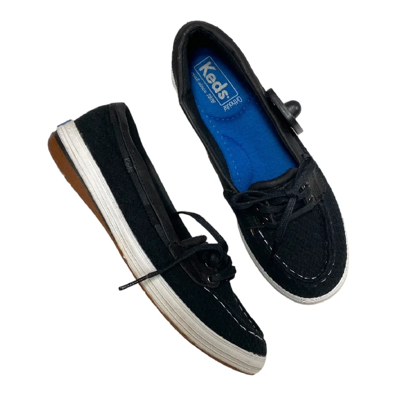 cheap flats for vacation-Shoes Flats By Keds In Black, Size: 6.5