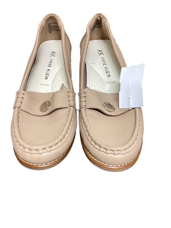 flats near hiking trails-Shoes Flats By Anne Klein In Tan, Size: 8.5