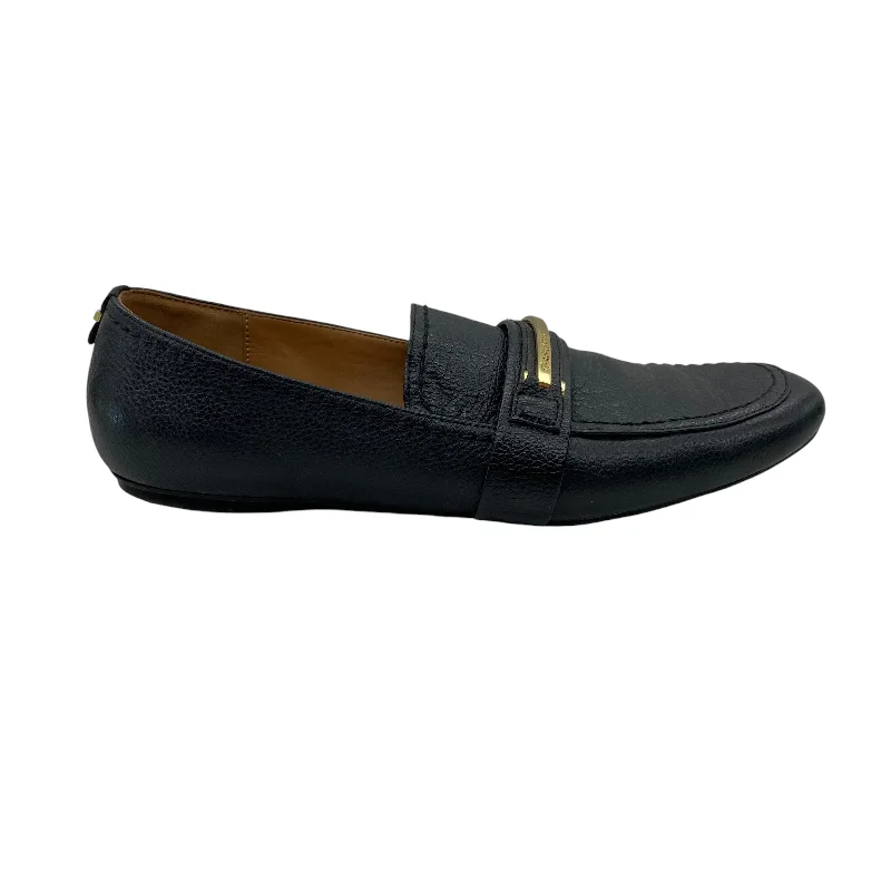 cozy flats for couples-Shoes Flats By Calvin Klein In Black, Size:10