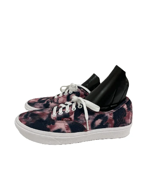 Athletic shoes for quick treks-Shoes Sneakers By Vans In Tie Dye Print, Size: 8