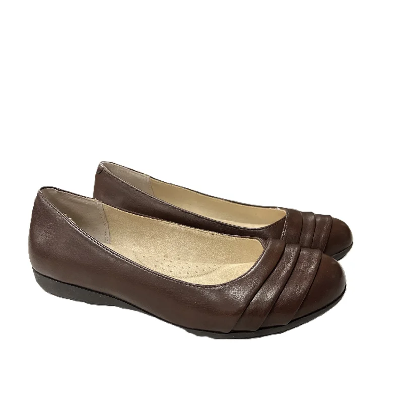 affordable flats near river-Shoes Flats By White Mountain In Brown, Size: 7.5