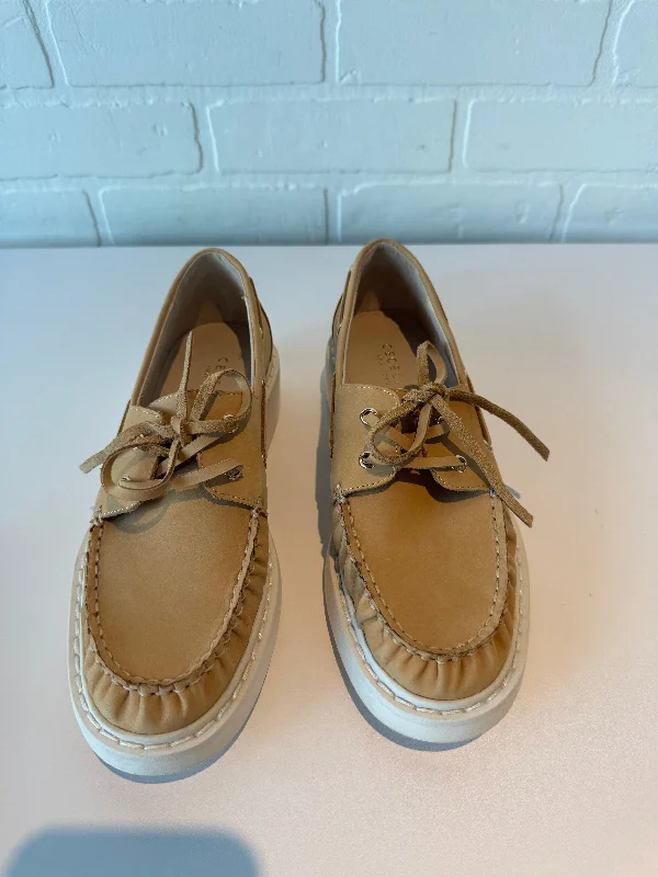 furnished flats for students-Shoes Flats By Cmb In Tan, Size: 7.5