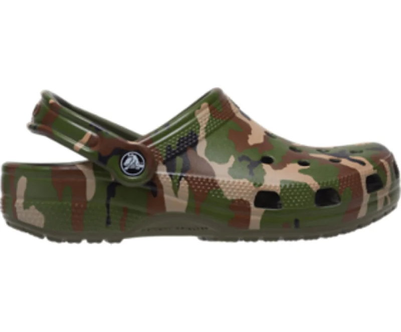 Fuzzy owl mules-Crocs Classic Clog Printed Camo