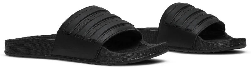 Plush elephant mules-Adidas Adilette Boost Triple Black